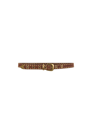 a-brown-leather-belt-with-gold-tone-studs-and-a-gold-buckle-displayed-horizontally-against-a-plain-white-background