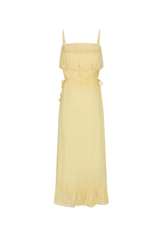 a-pale-yellow-midi-dress-with-thin-shoulder-straps-a-square-neckline-and-a-gathered-waist-with-side-ties-shown-on-a-plain-white-background