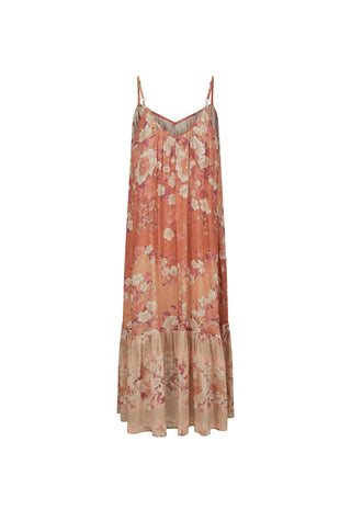 a-sleeveless-floral-midi-dress-with-thin-spaghetti-straps-a-v-neckline-and-a-tiered-ruffle-hem-shown-against-a-plain-white-background