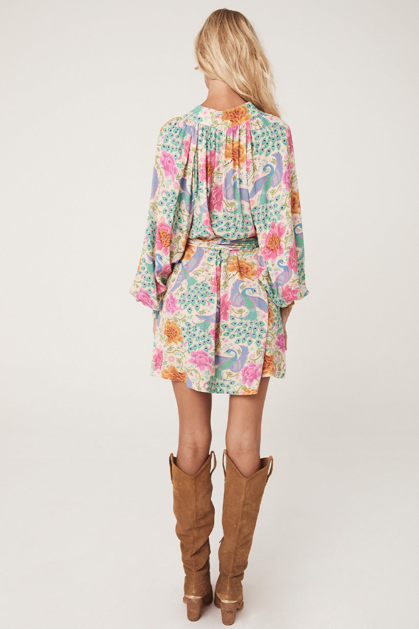 Boheme Button Through Mini Dress SPELL