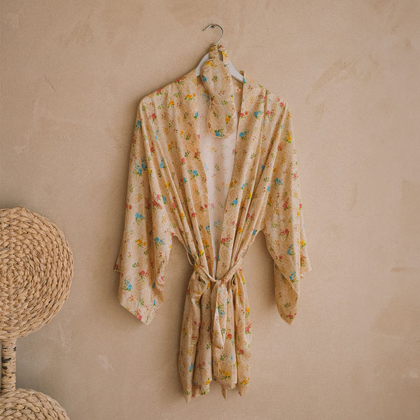 Fleur Robe and Eye Mask Set – SPELL