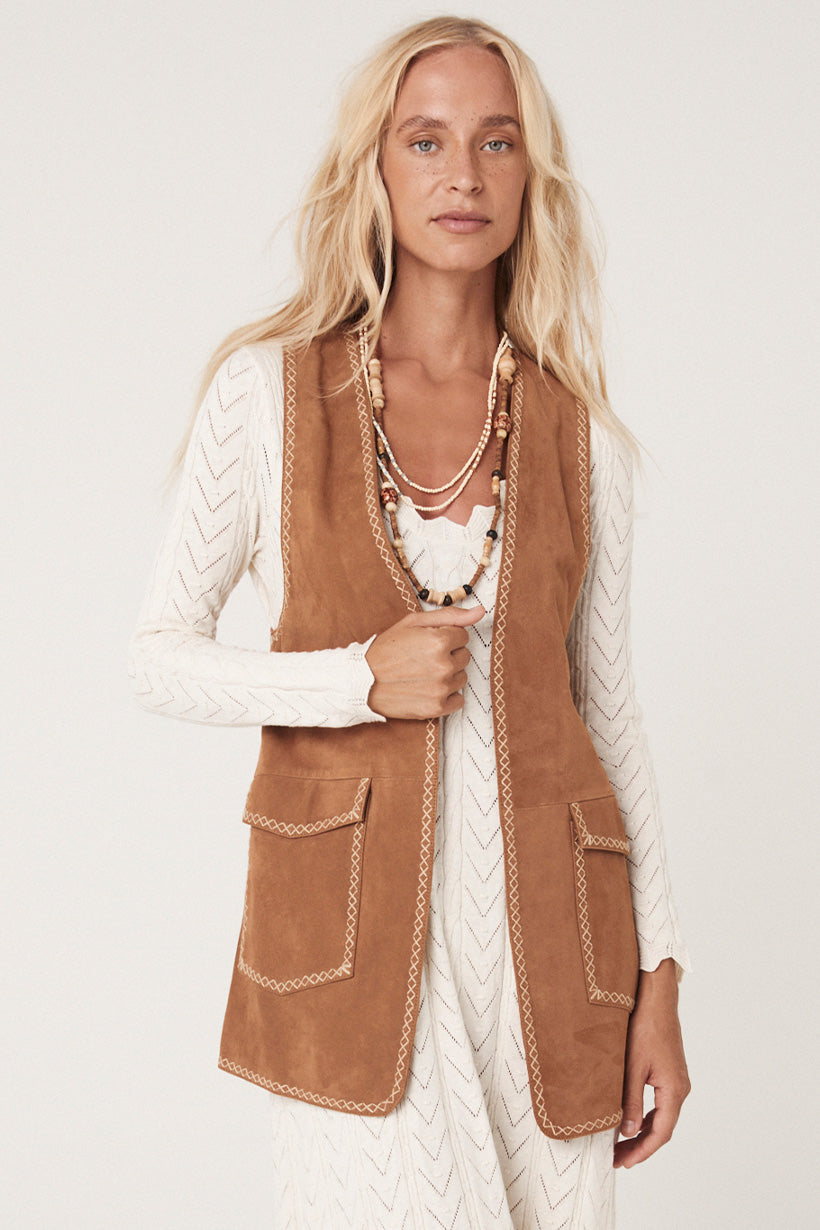 Miller Suede Vest