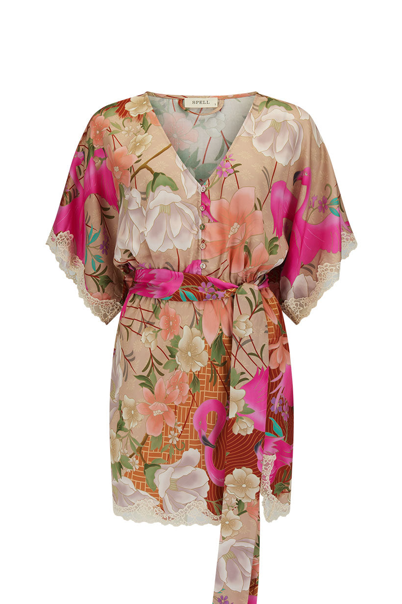 Floridian Lace Mini Dress