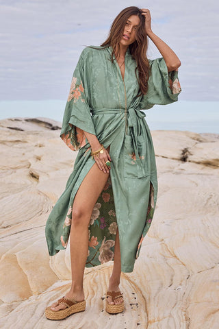boho robe dress Goddess White Kaftan Maxi Dress Boho Tie Dye Beachwear