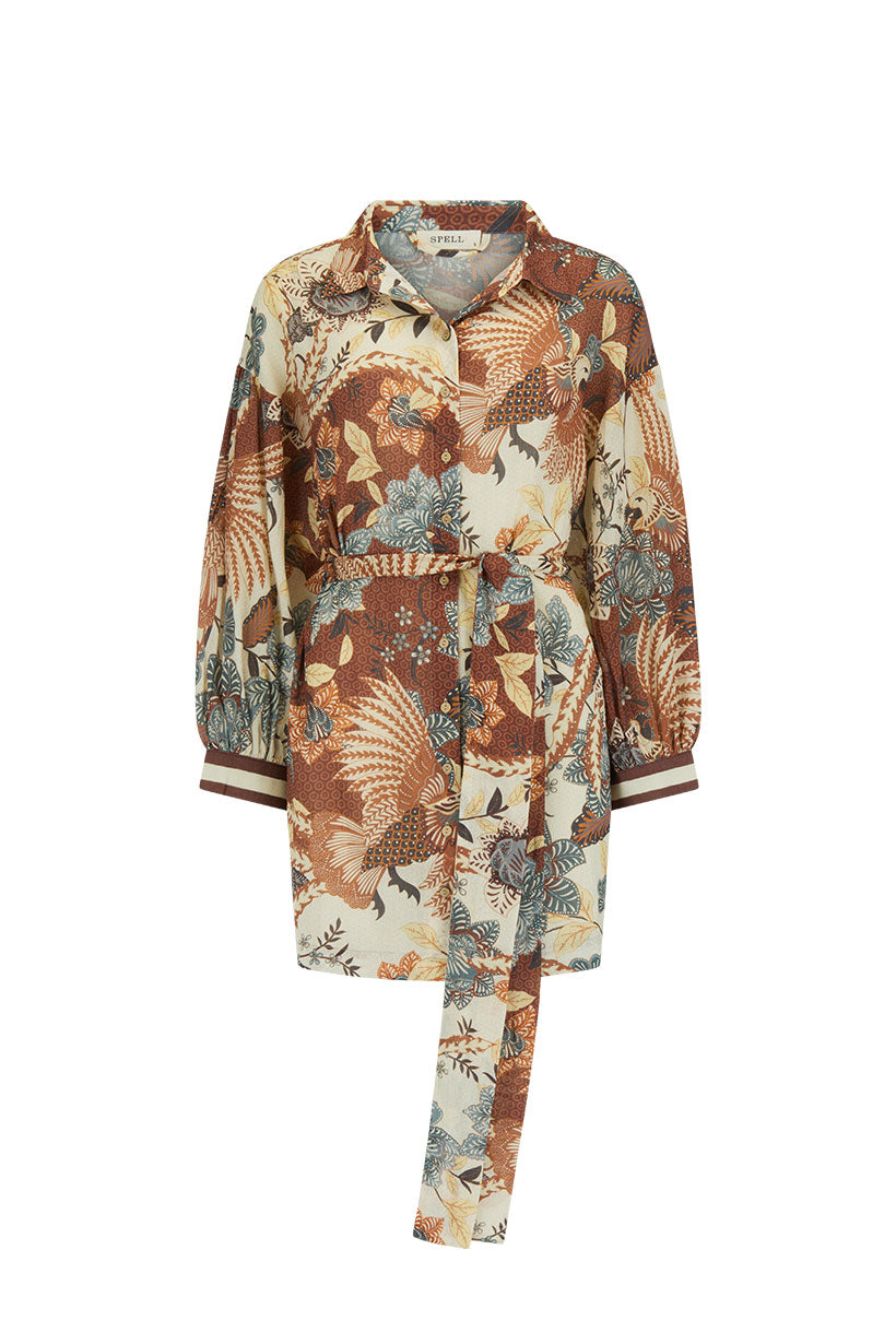 Volcano Goddess Shirt Dress