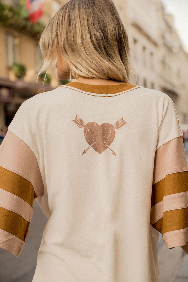 Homecoming Oversized Biker Tee – SPELL