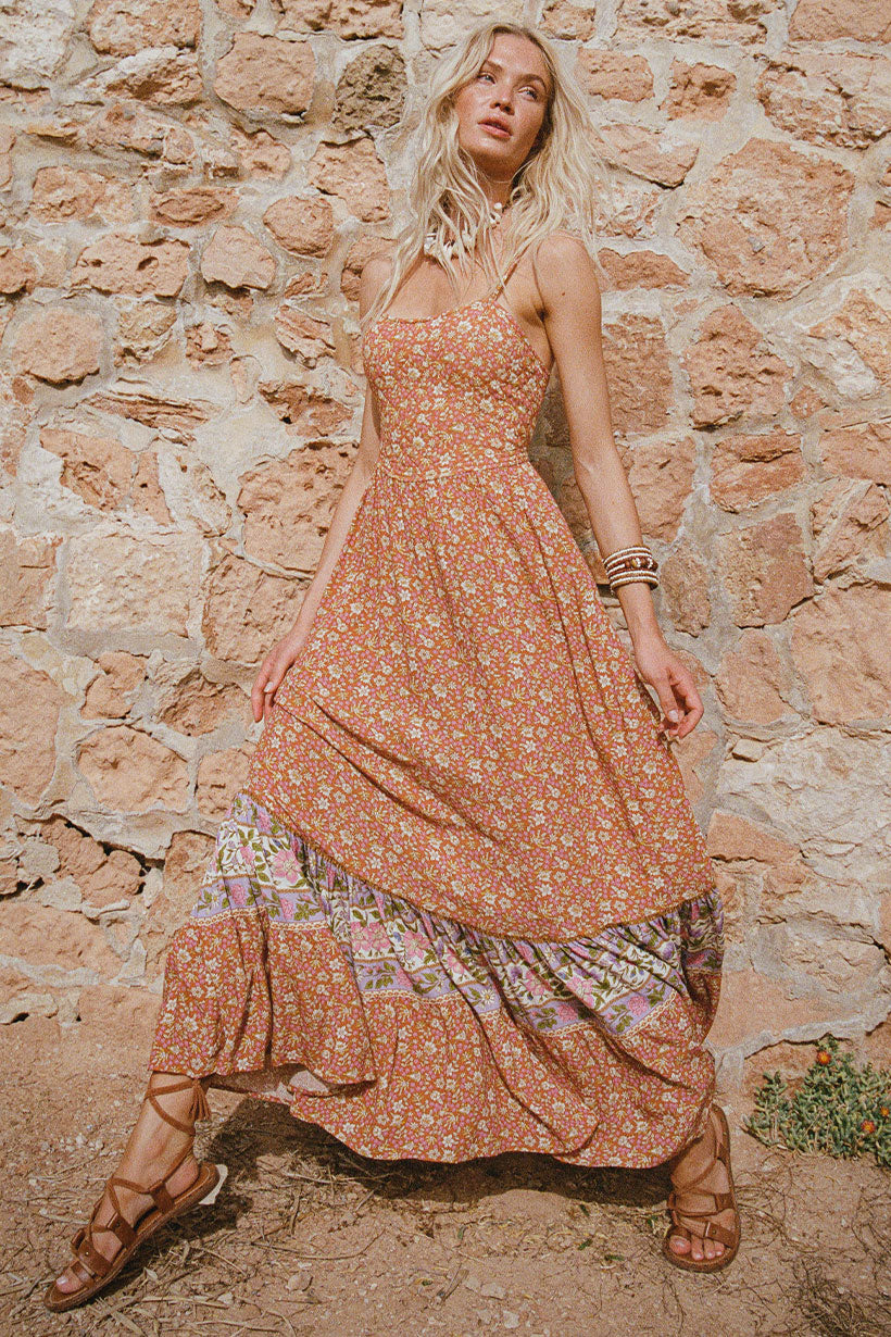 Sienna Strappy Maxi Dress SPELL