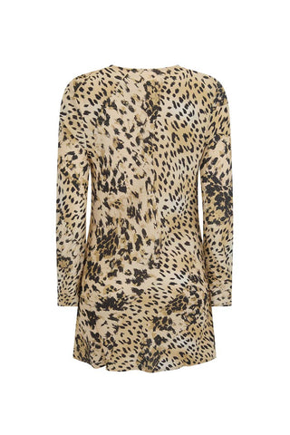 Snow Leopard Bias Mini Dress – SPELL Snow Leopard Bias Mini Dress – SPELL