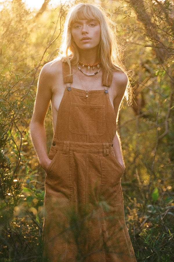 Summit Cord Overall Dress SPELL Summit Cord Overall Dress SPELL