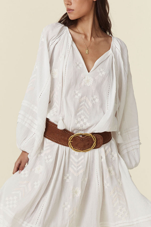 SPELL Cabana Belt - Small Restocked: Cabana Suede Studded Belt After reading through  main image 4