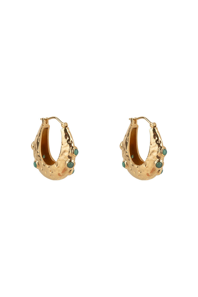 Desert Flower Stone Earrings SPELL