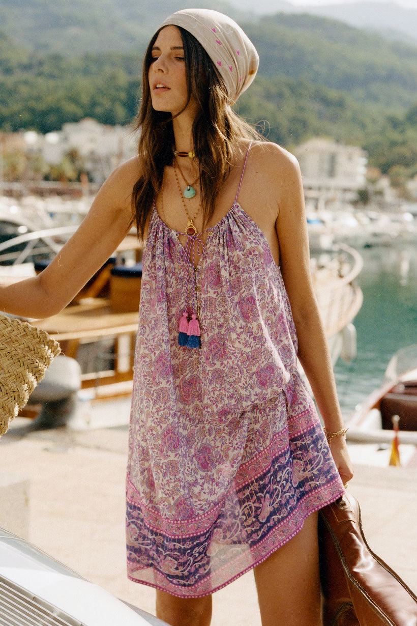 Little Bird Strappy Mini Dress – SPELL