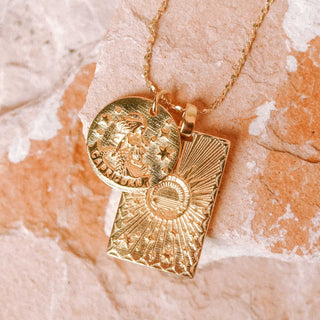 Capricorn Stargazer Zodiac Necklace