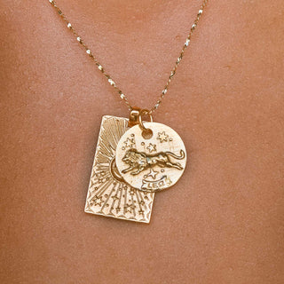 Leo Stargazer Zodiac Necklace