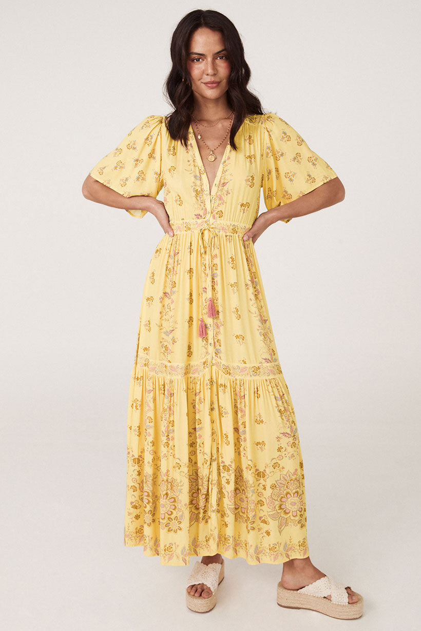 Spell yellow fashion dress