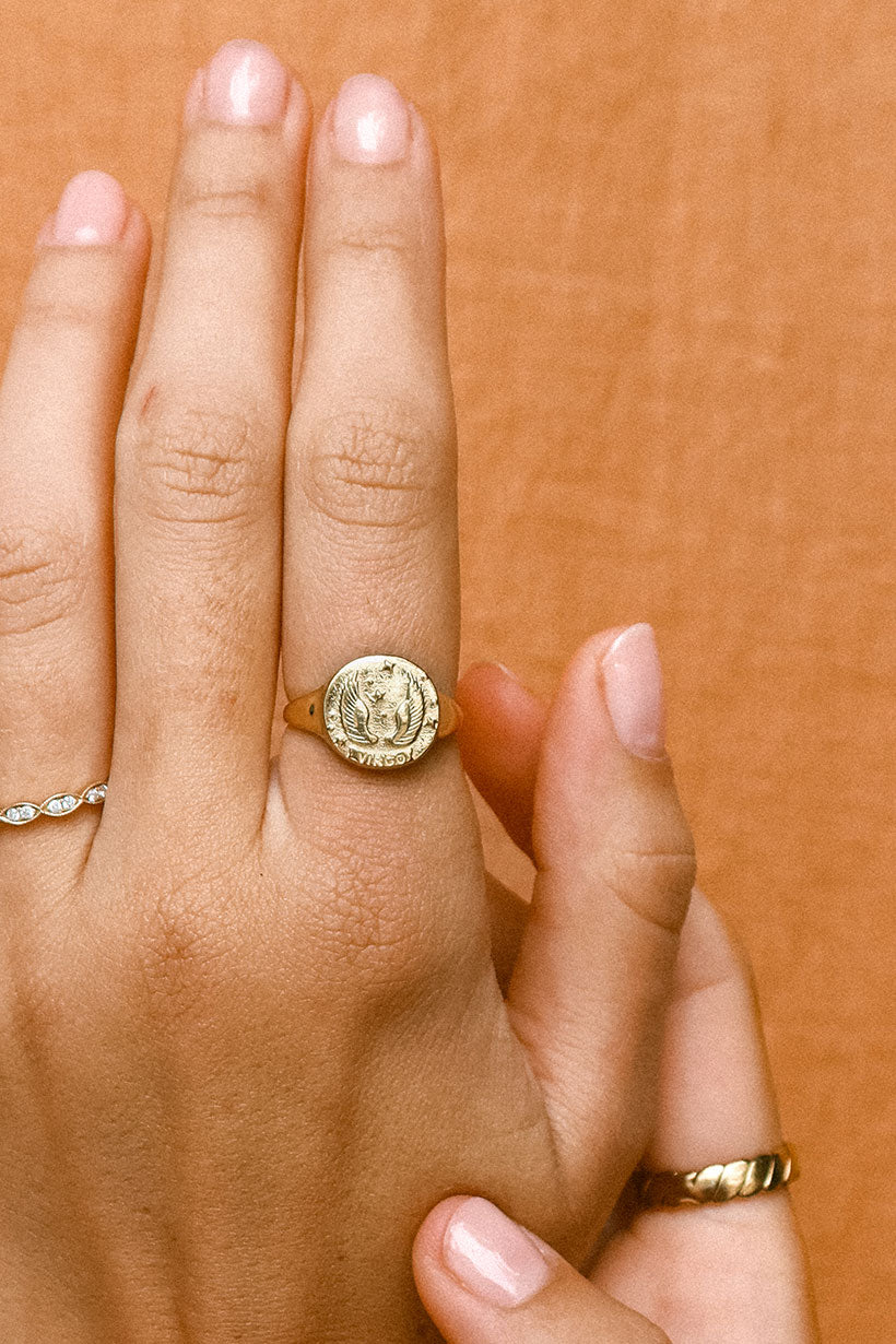 Virgo Stargazer Zodiac Ring SPELL