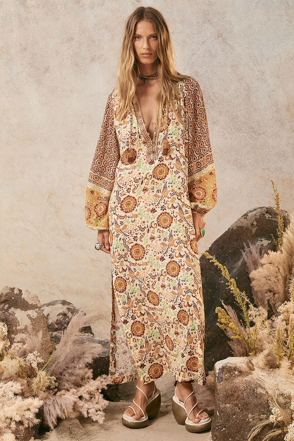 Sannah Boho Maxi Dress – SPELL
