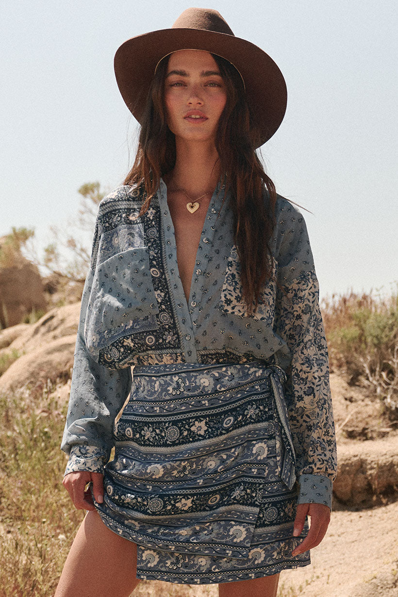 Sunshine Bandit Shirt Dress SPELL
