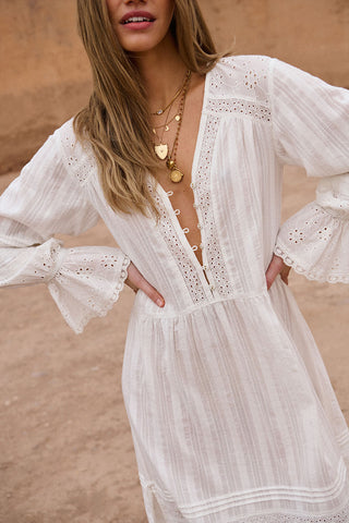 Whimsy Garden Lace Gown