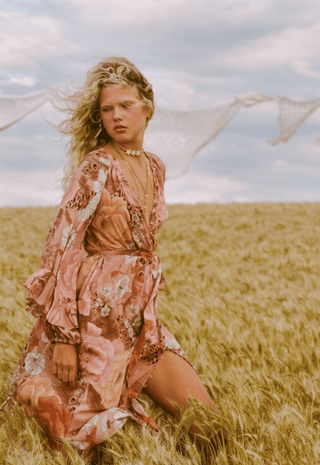 Poison Peach Mini Dress – SPELL