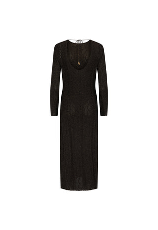 The Moss Knit Backless Maxi Dress SPELL The Moss Knit Backless Maxi Dress SPELL