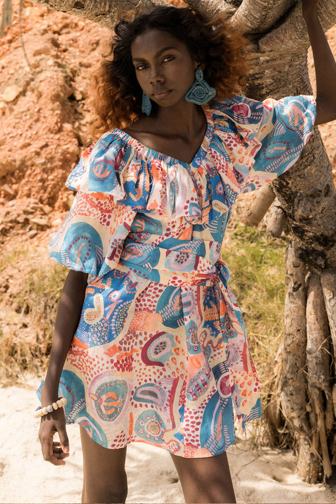 Maleisha Moo Strappy Maxi Dress – SPELL