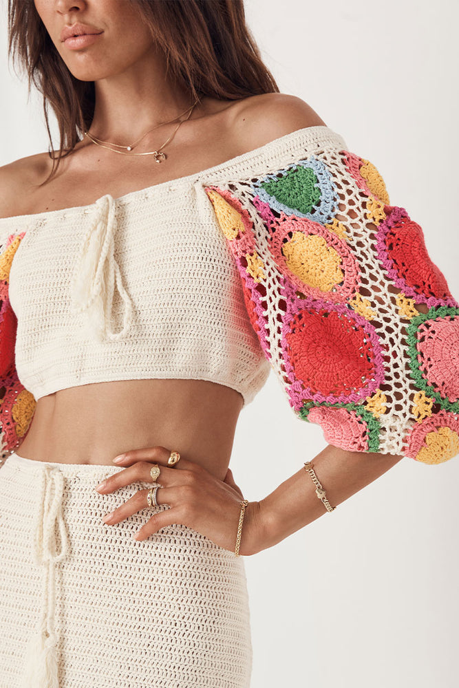 Let the Sunshine in Crochet Top