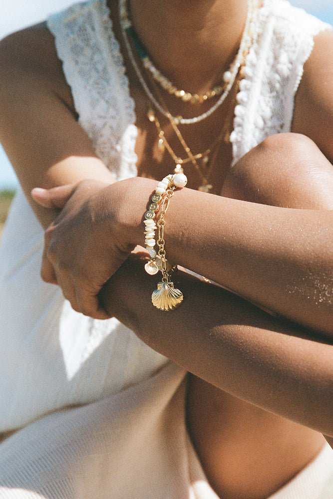 Summertime Pearl Bracelet