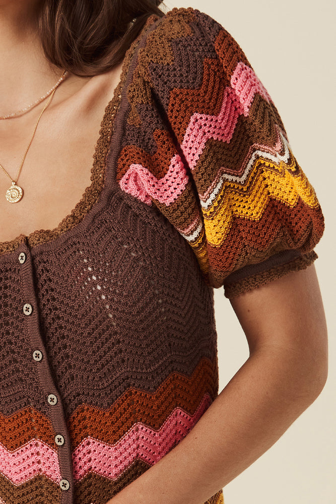 Ziggy Crochet Mini Dress SPELL